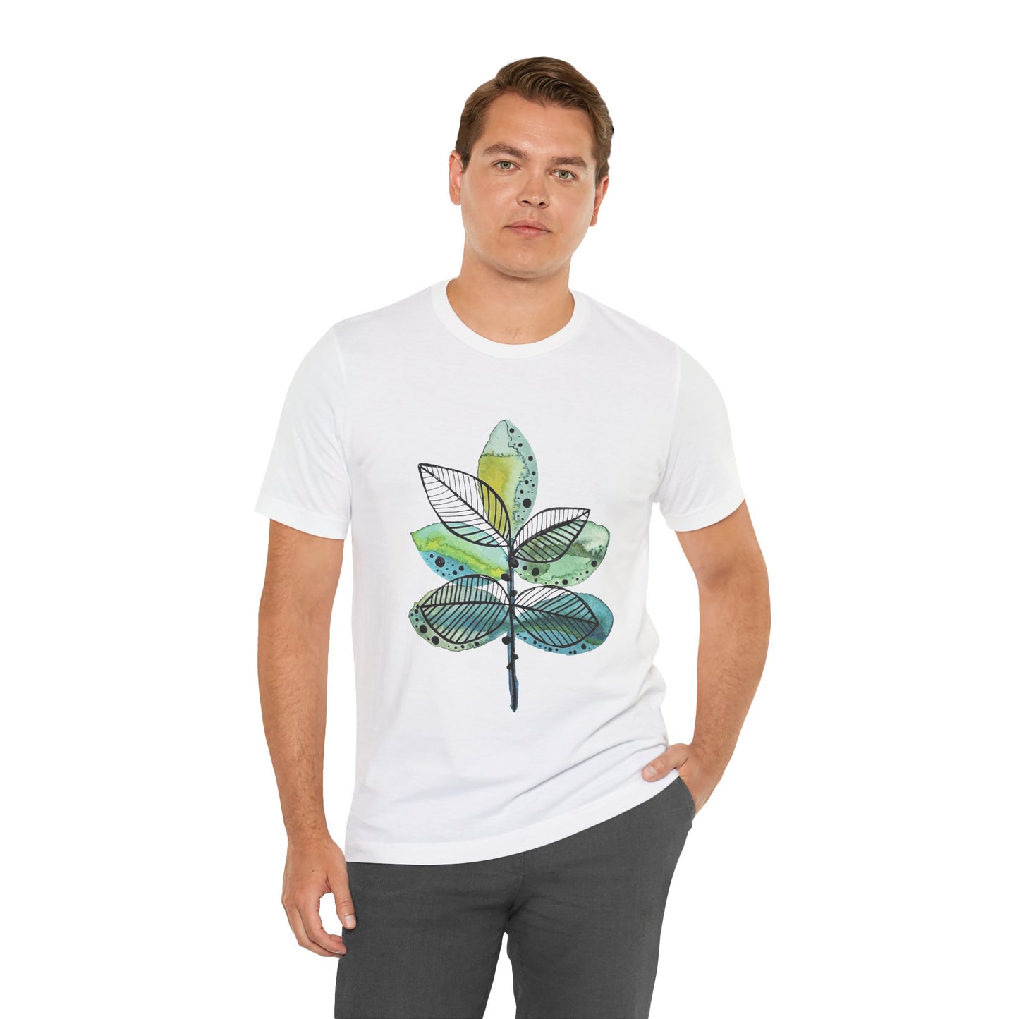 Leaves 00 | Water-colour T Shirt
