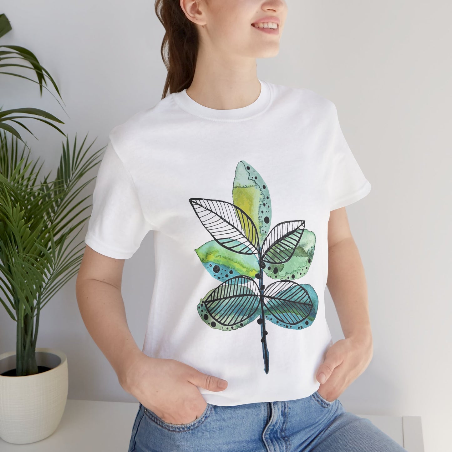 Leaves 00 | Water-colour T Shirt